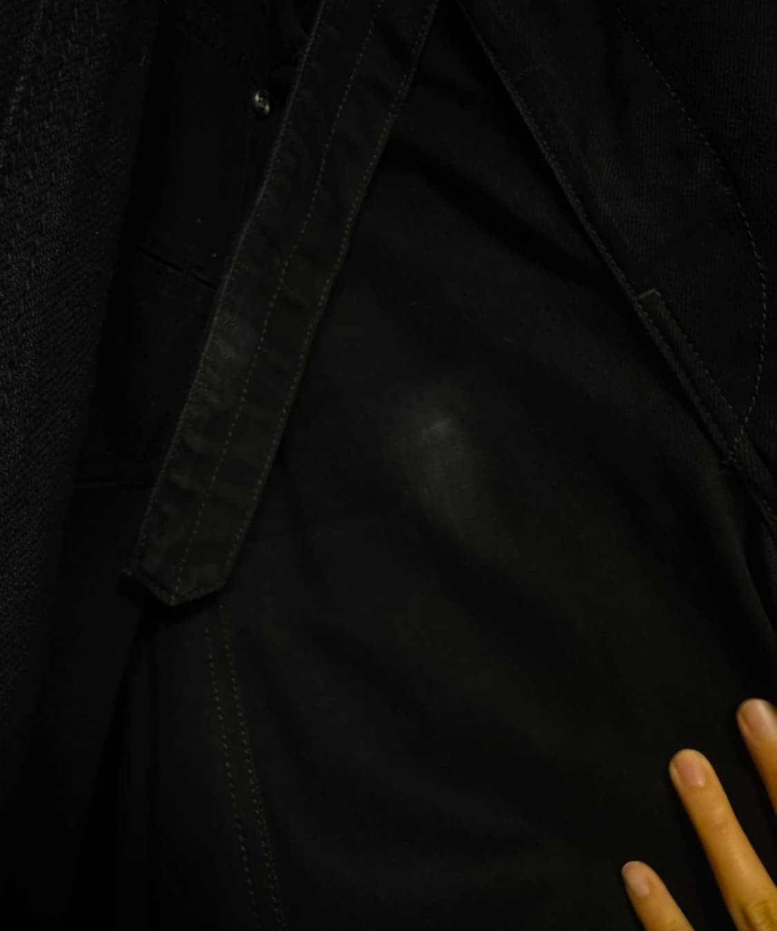 르메르 트위스티드 벨티드 팬츠 블랙 M 상품이미지3