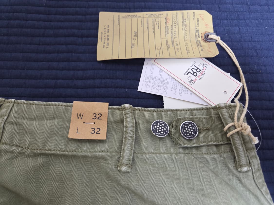 (새상품)RRL 헤링본 퍼티그 팬츠 32/32 상품이미지3