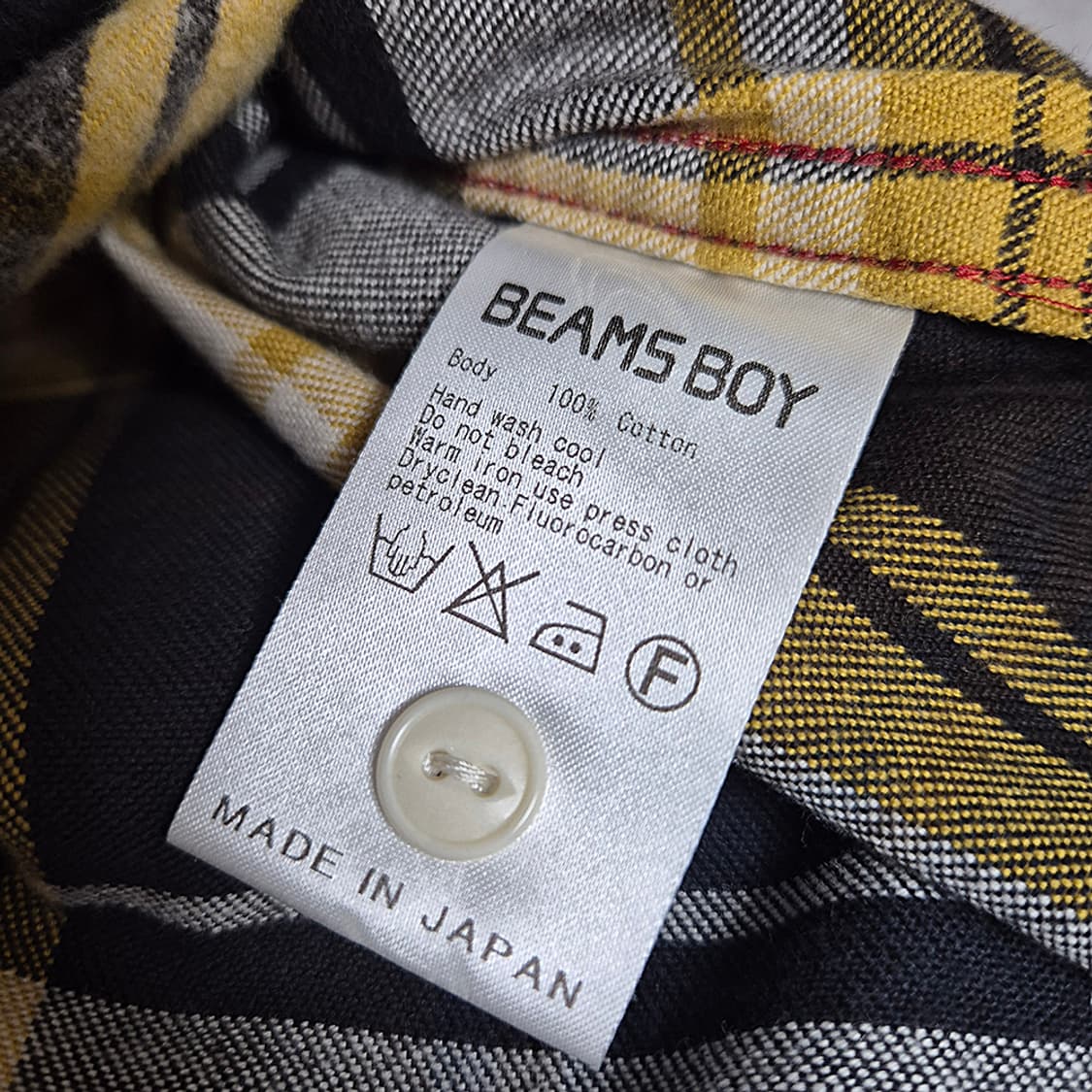 BEAMS BOY 빔즈 보이 체크셔츠 (Made In Japan) 상품이미지6