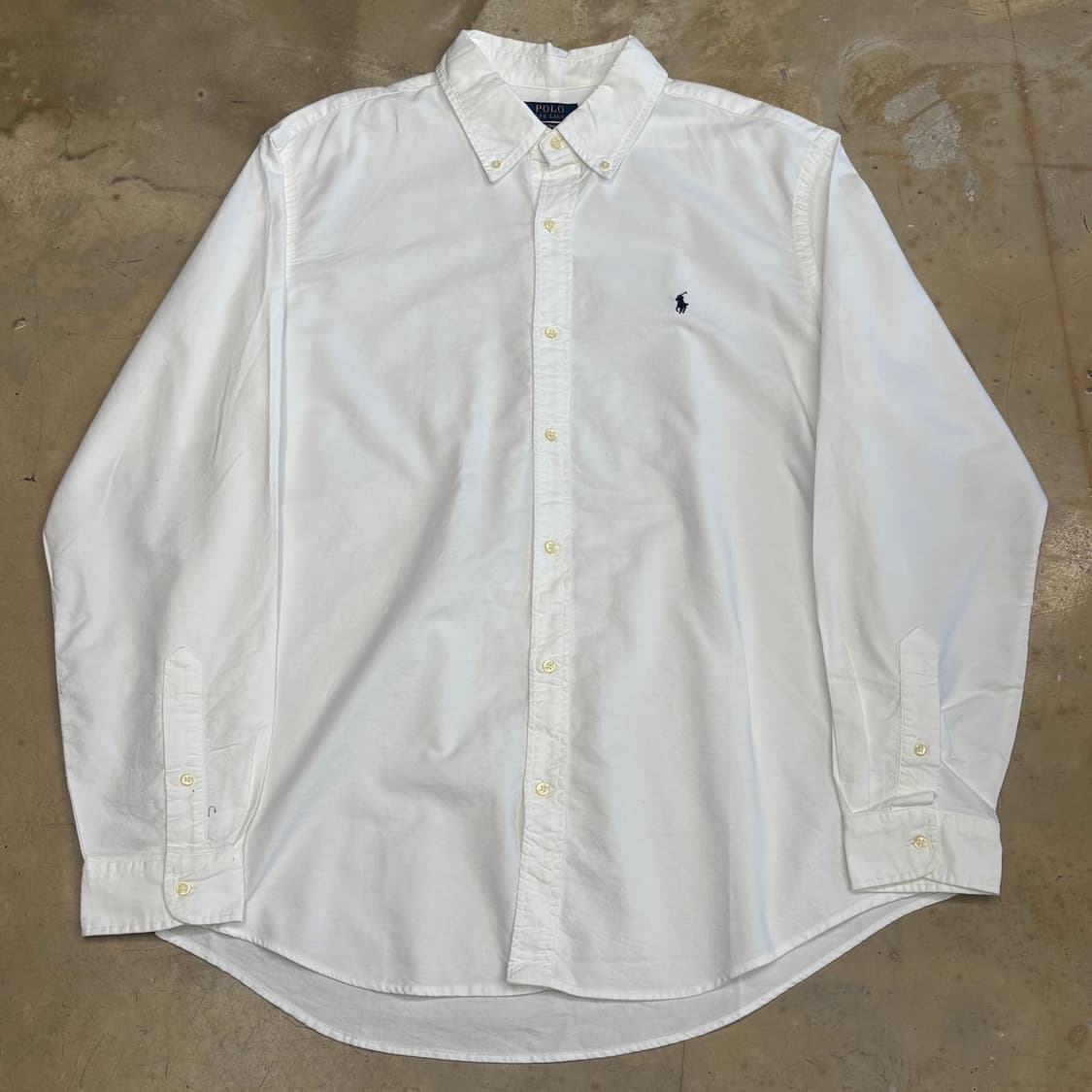 XXL 폴로랄프로렌 커스텀핏 화이트 셔츠 상품이미지2