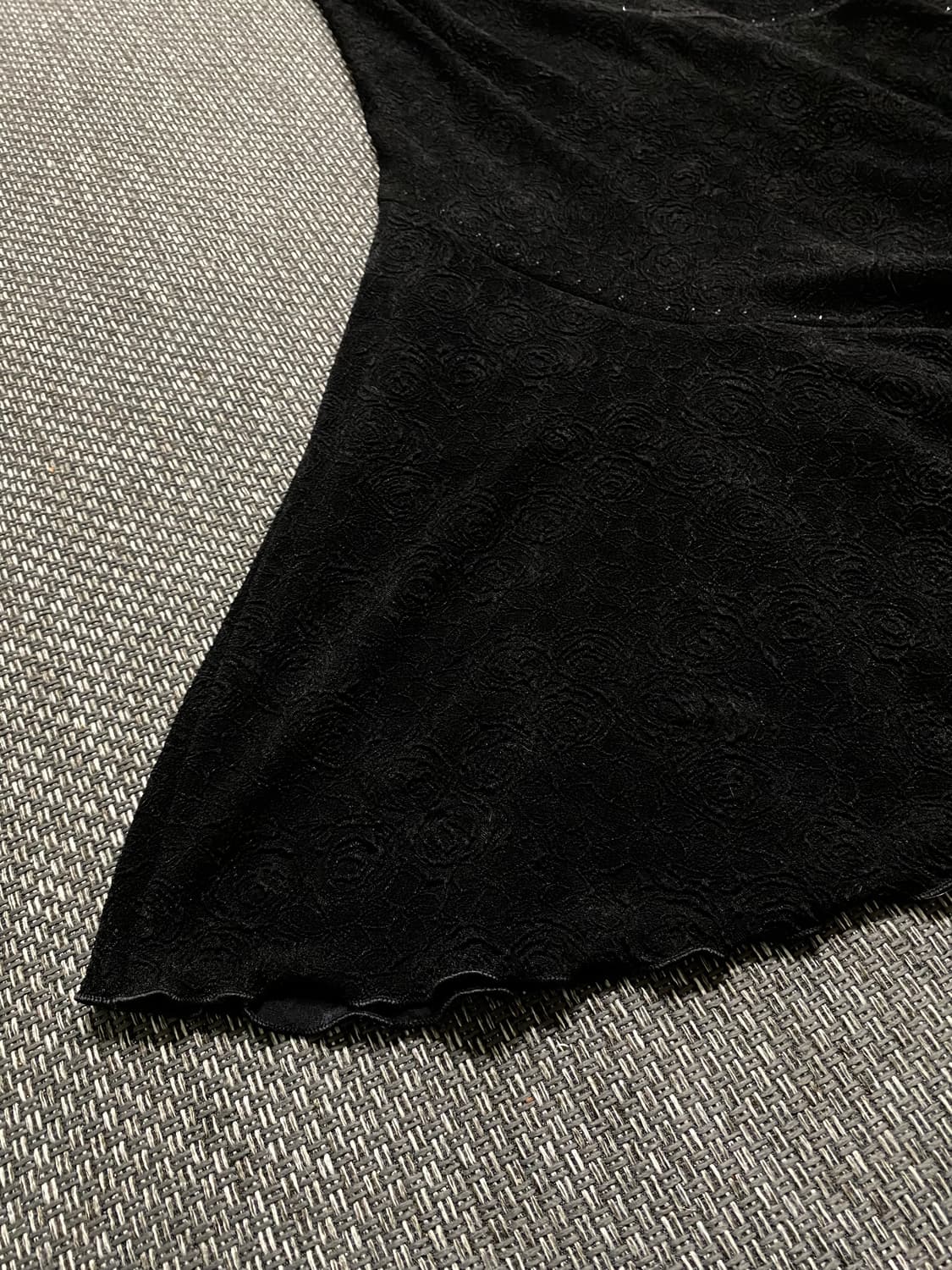2000s paisley pattern Wave Design Skirt 상품이미지5