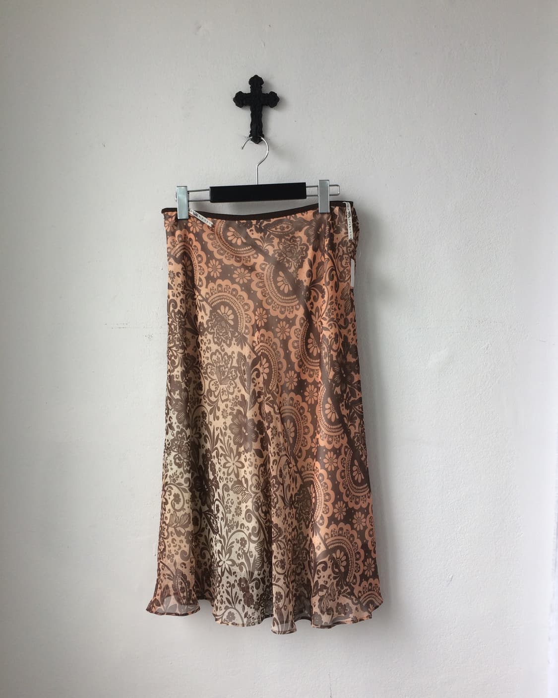 Evex by krizia pattern midi skirt 상품이미지1