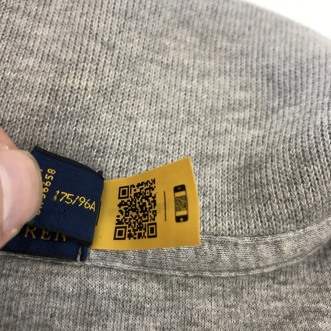 폴로 랄프로렌 QR 백화점판 상위라인 쿼터집업 M 95-100  상품이미지7