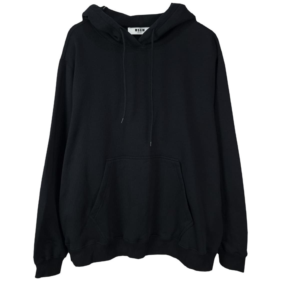 [엠에스지엠] 후드 로고 프린팅 후드티 블랙 P01503 상품이미지2