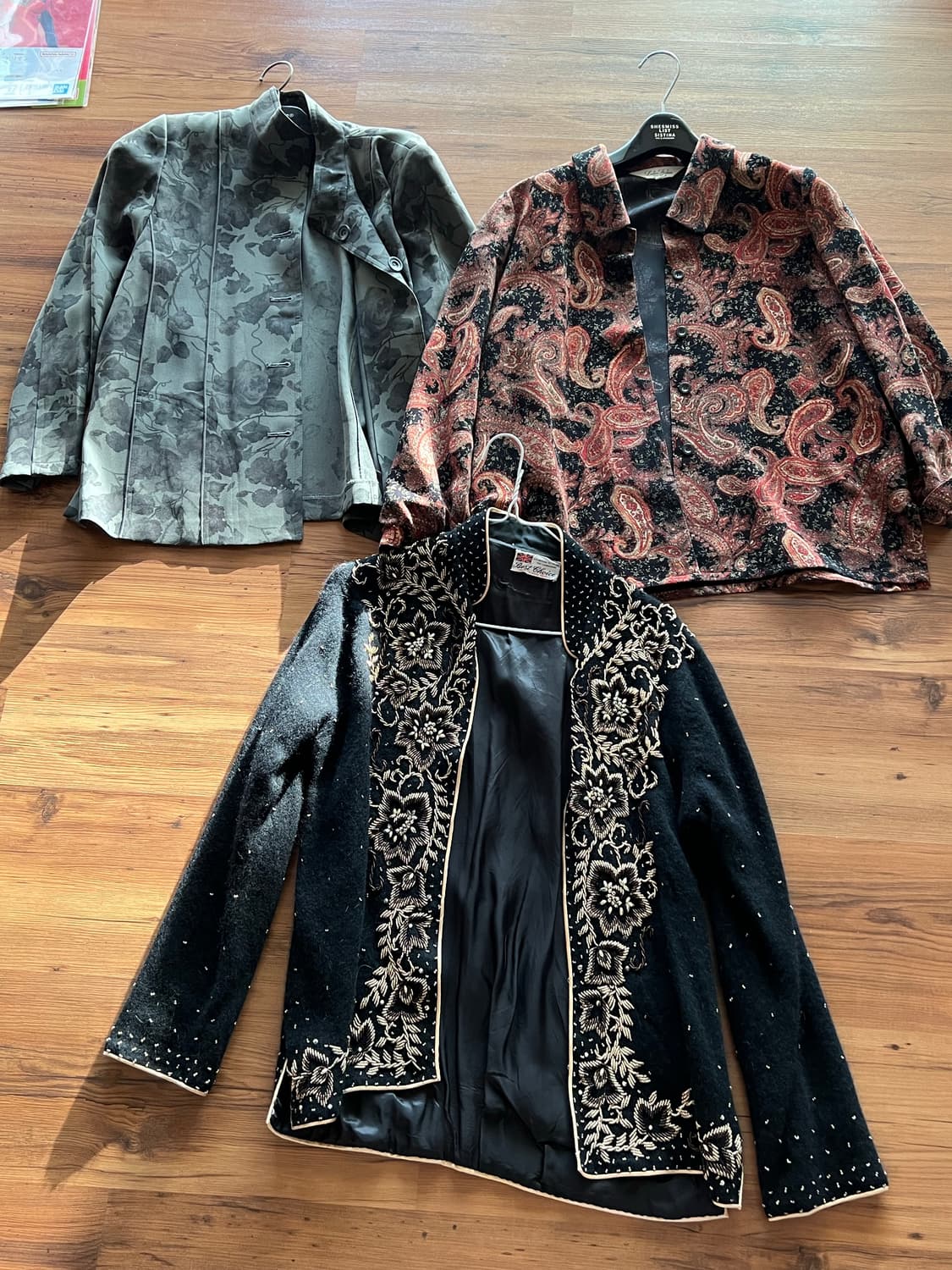 남성 빈티지 플로럴 자켓 셔츠 일괄 상품이미지1