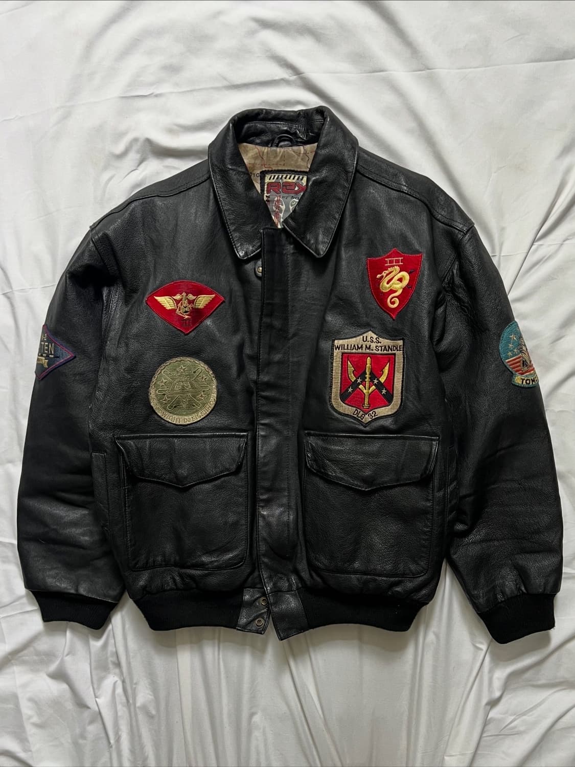 아비렉스 탑건 A-2 가죽자켓 상품이미지1