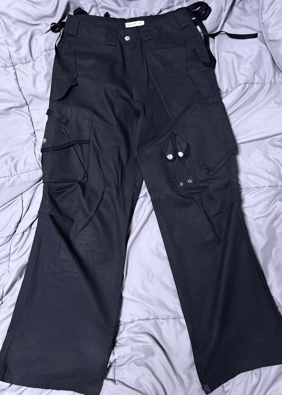 나체 STRAP WIDE CARGO PANTS 1사이즈 상품이미지4