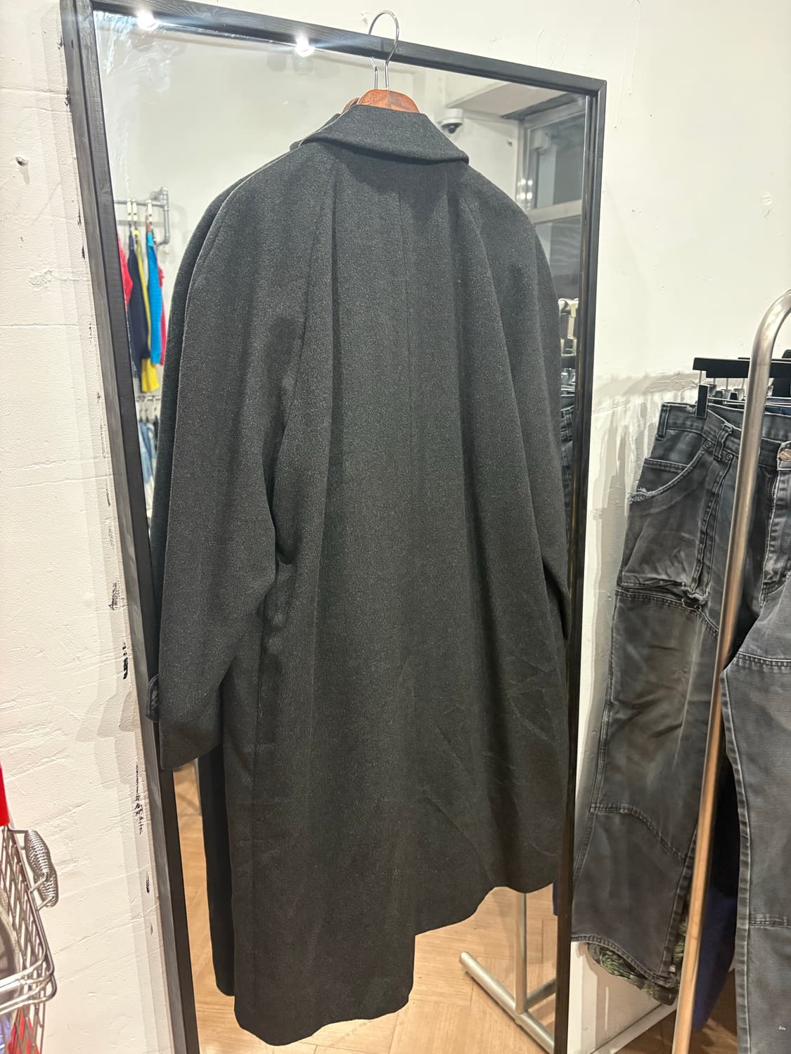 빈티지 캐시미어 코트 상품이미지3