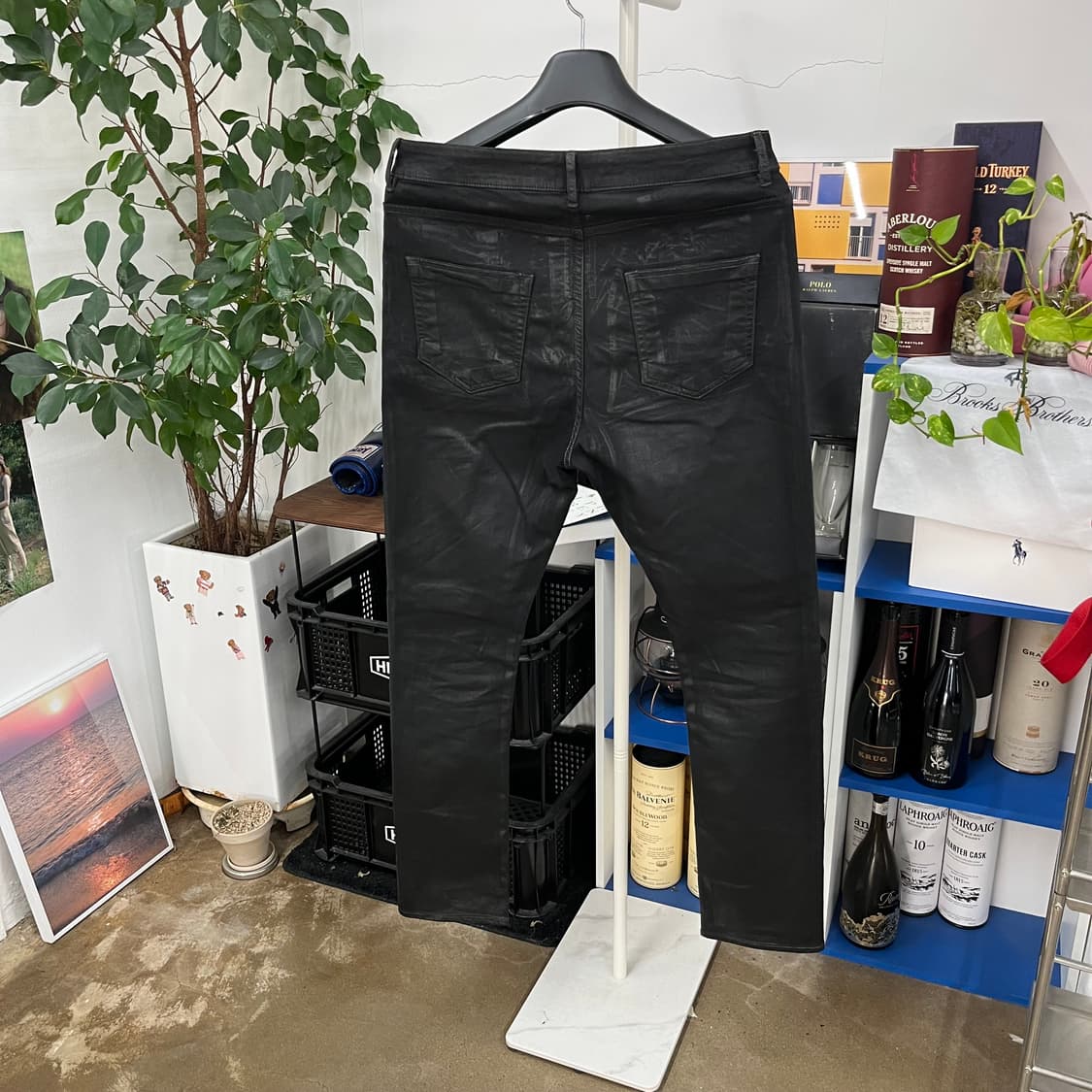 릭오웬스 디트로이트 컷 코팅진 32 상품이미지4