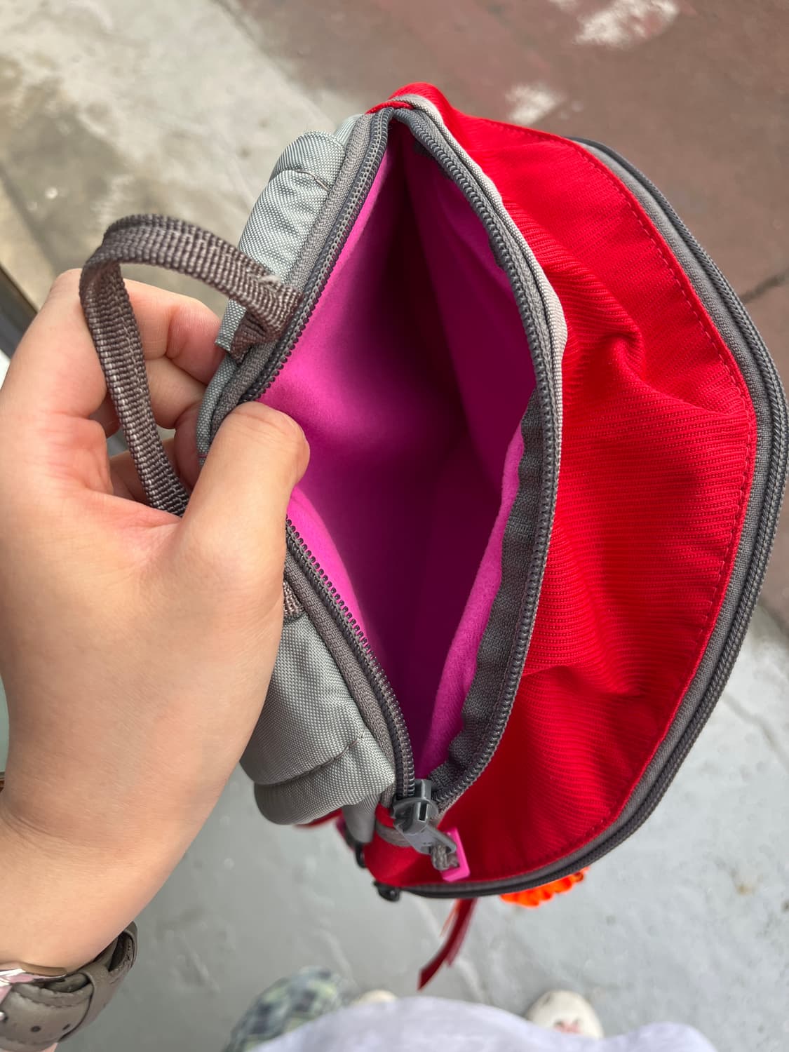 레드 체크무늬 dakine 백팩🎒 상품이미지8