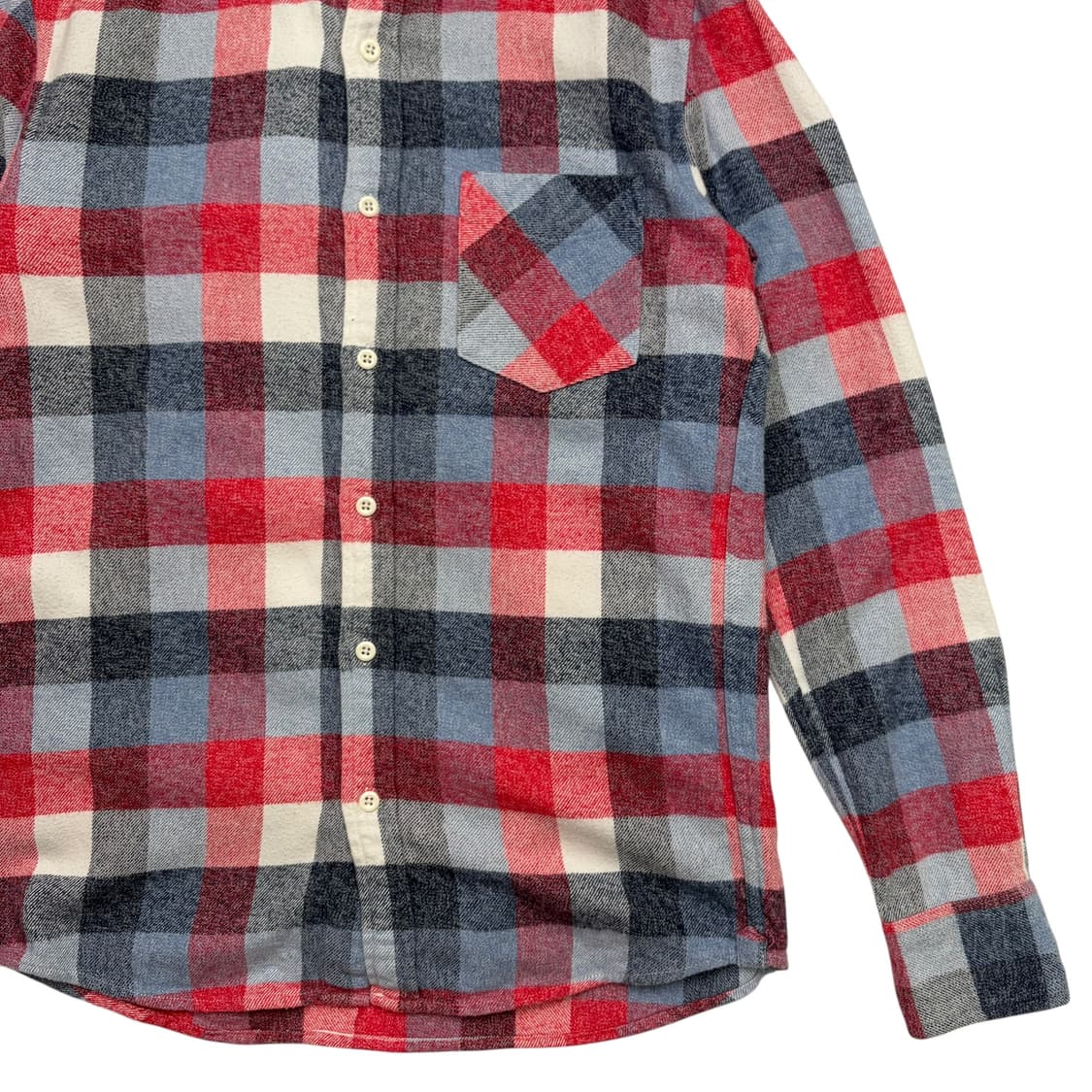 BEAMS 빔즈 체크 패턴 플란넬 셔츠 S 상품이미지3