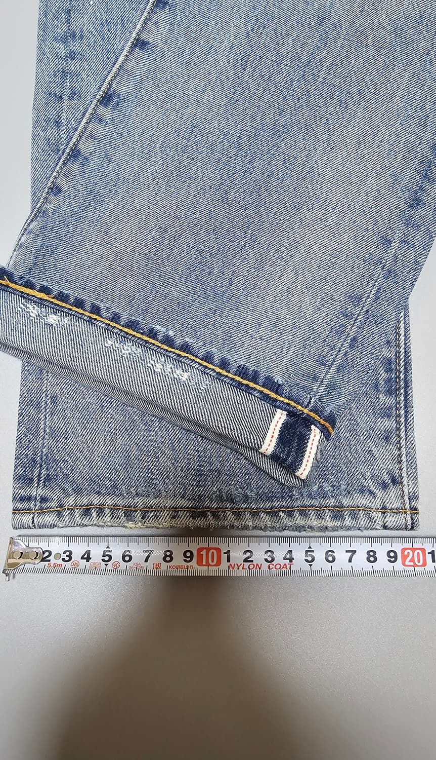 리바이스 501 터키석리벳 셀비지 (W32) LEVIS 501 패치워크 상품이미지6