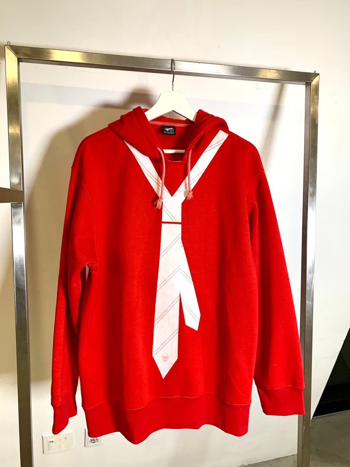 Stussy 00’s Neck Tie Hoodie 상품이미지5