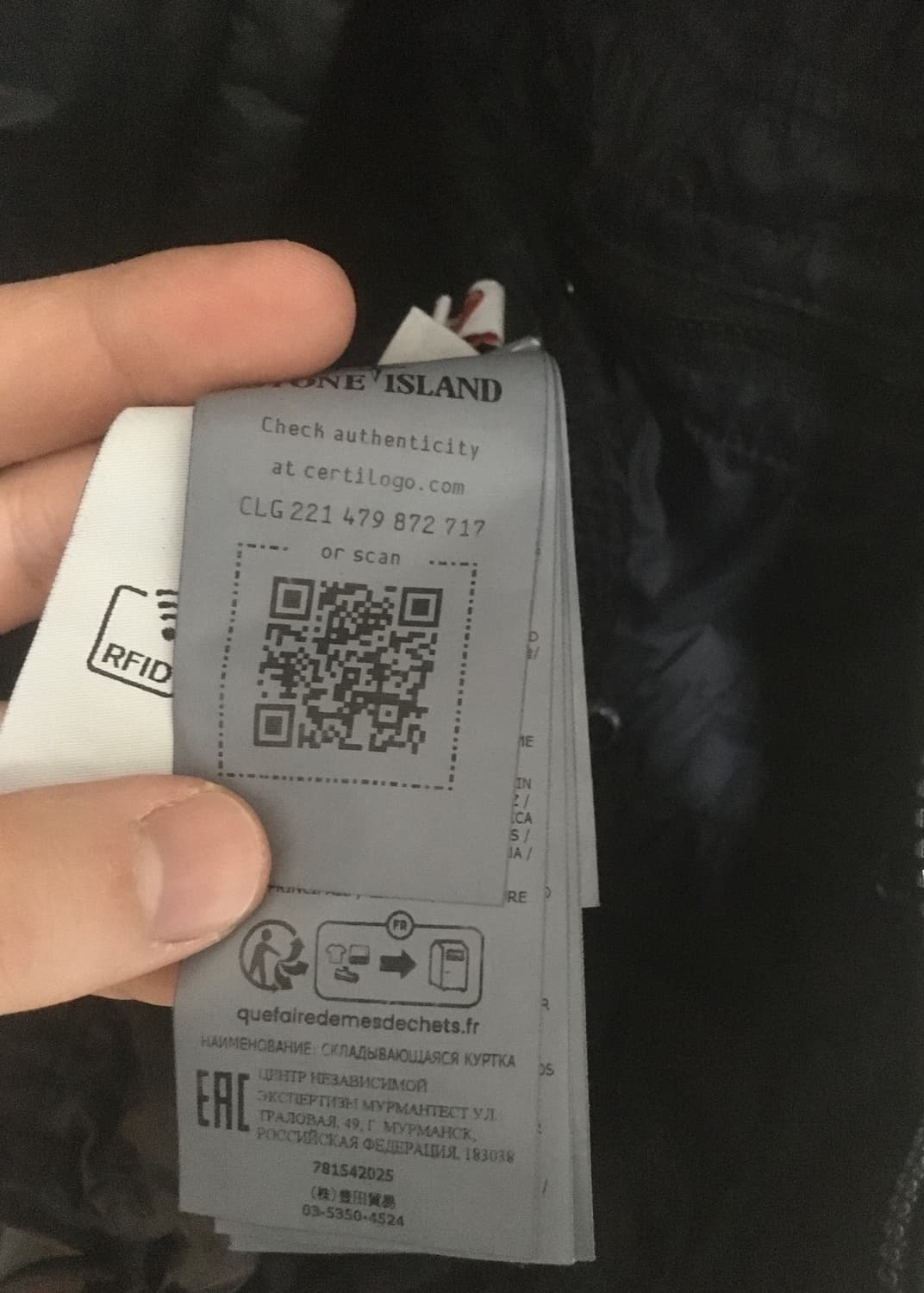 스톤아일랜드 프리마로프트 후드 자켓 블랙 판매합니다 상품이미지4