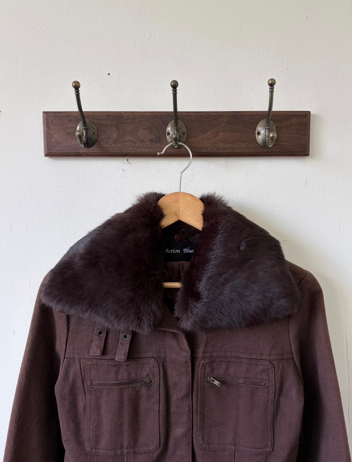 Astion Blue 코코아 퍼 자켓 상품이미지2