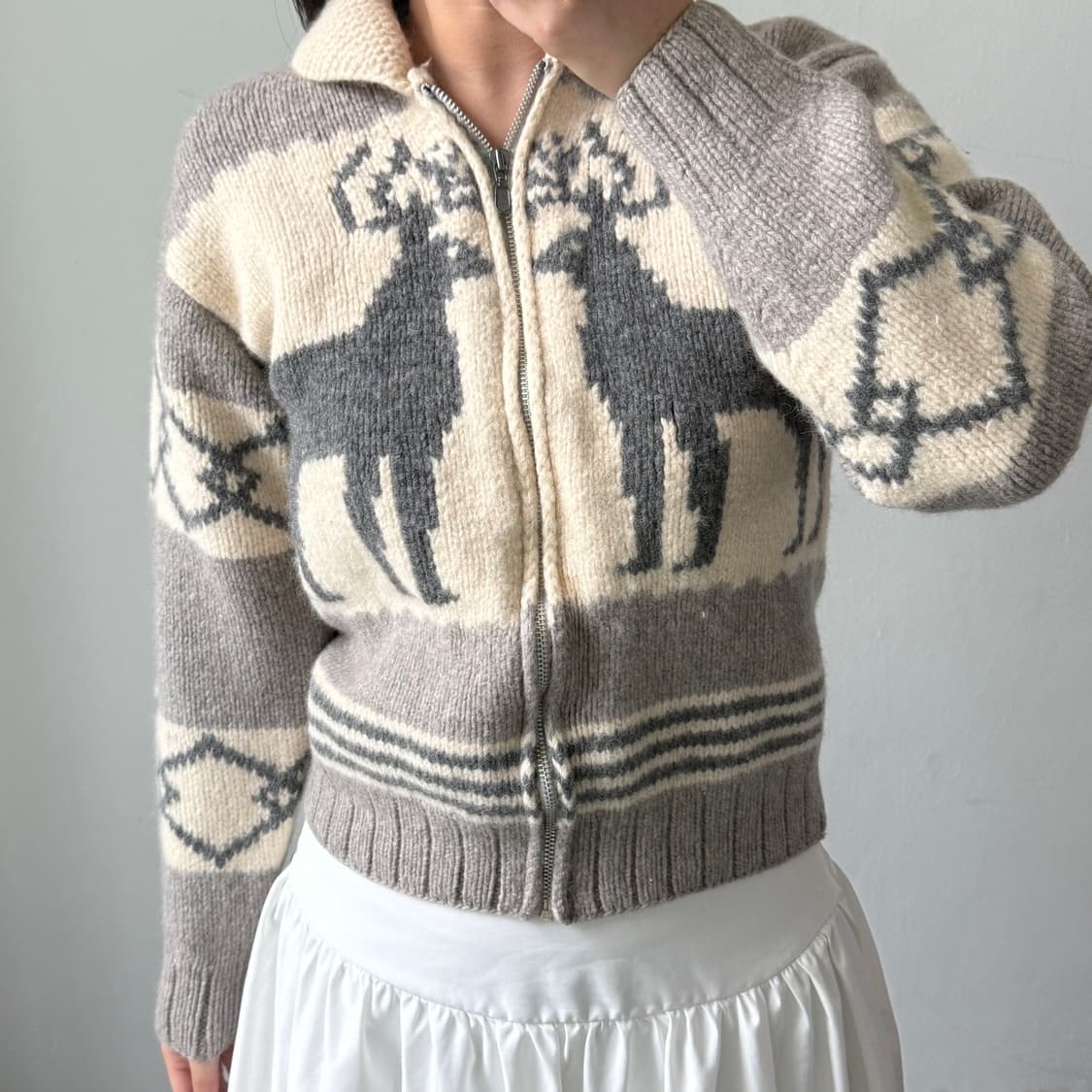 빈티지 코위찬 집업 상품이미지1