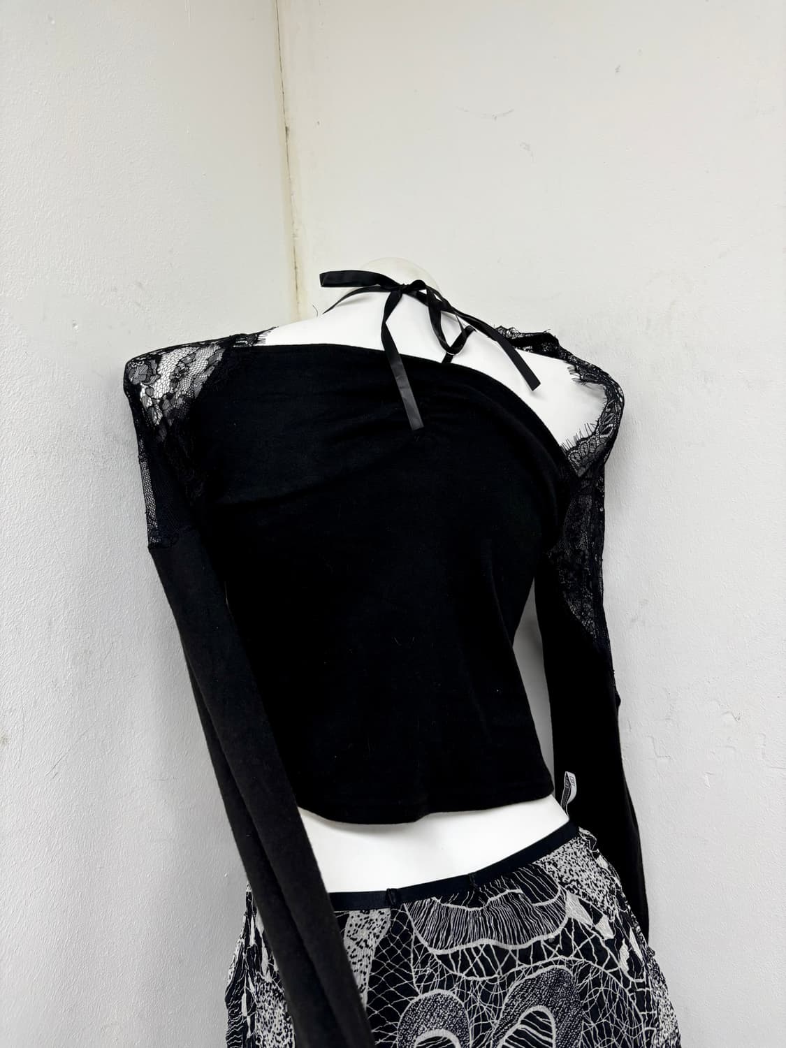 Oriental Mood See-through Crop Top& Or 상품이미지5