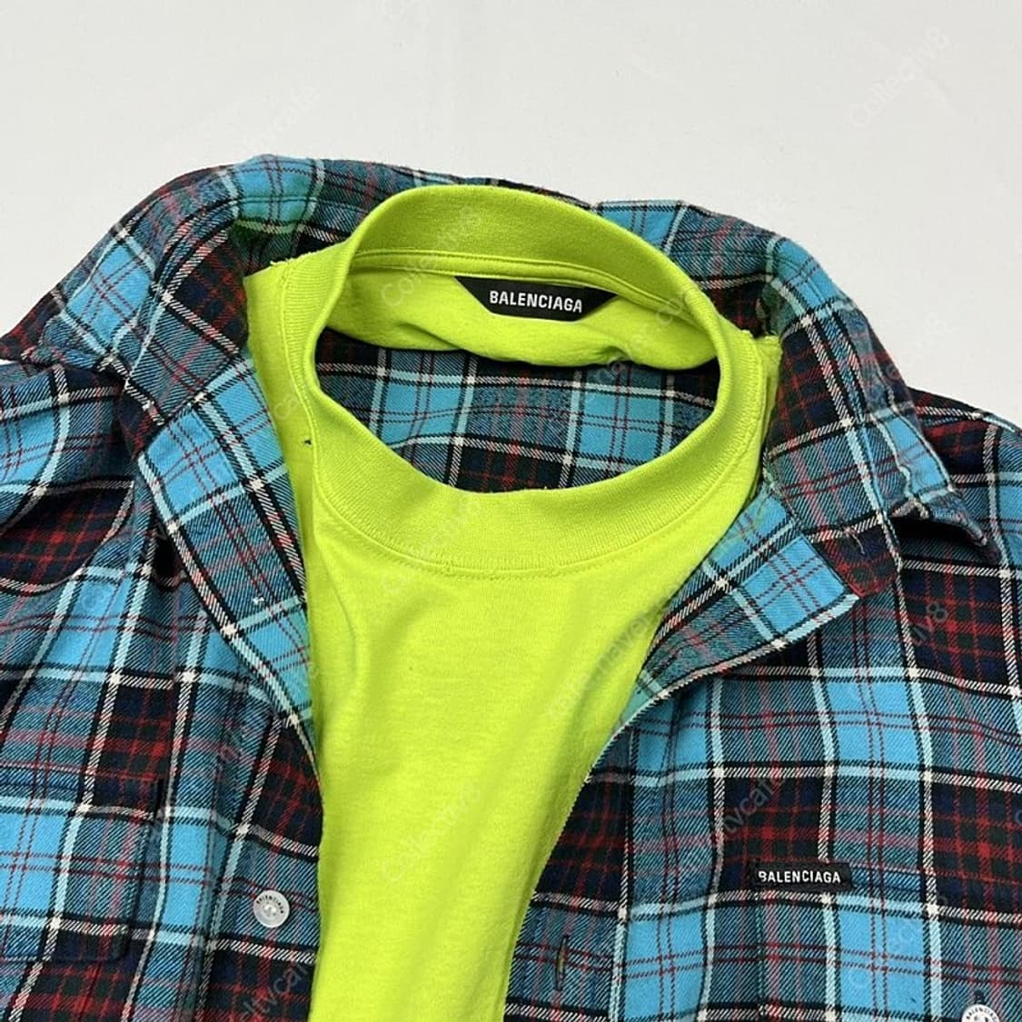 [3] 발렌시아가 트롱프뢰유 셔츠 블루 상품이미지2