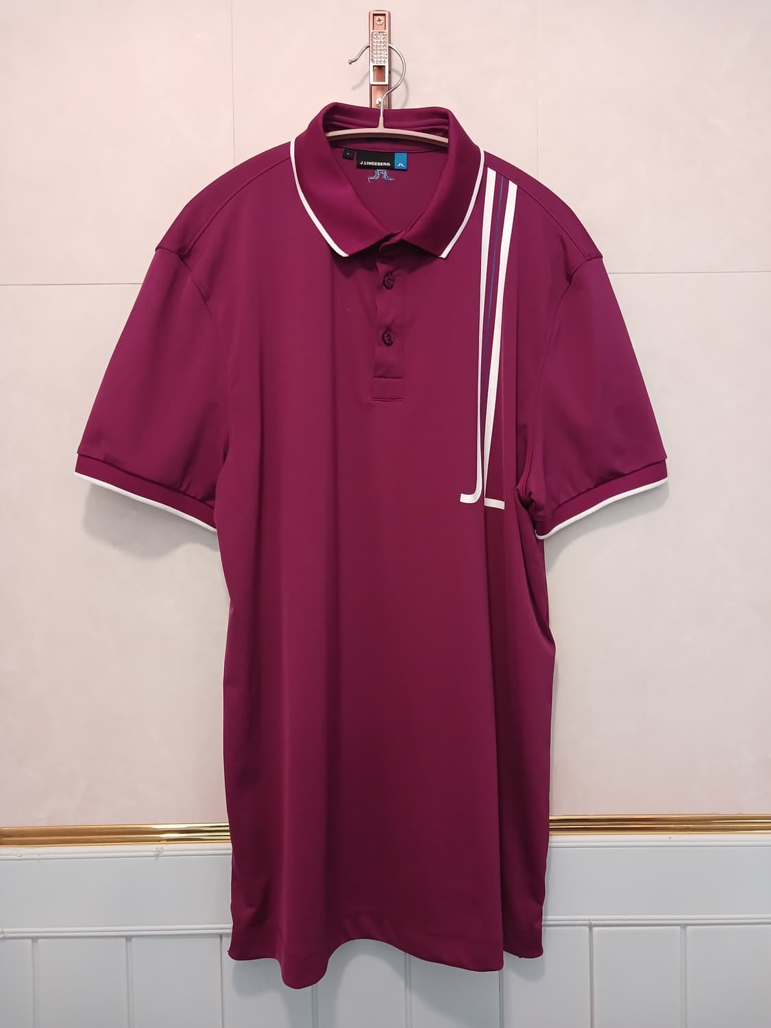 제이린드버그 정품 남성 반팔 카라티 100 (L) 사이즈 상품이미지1