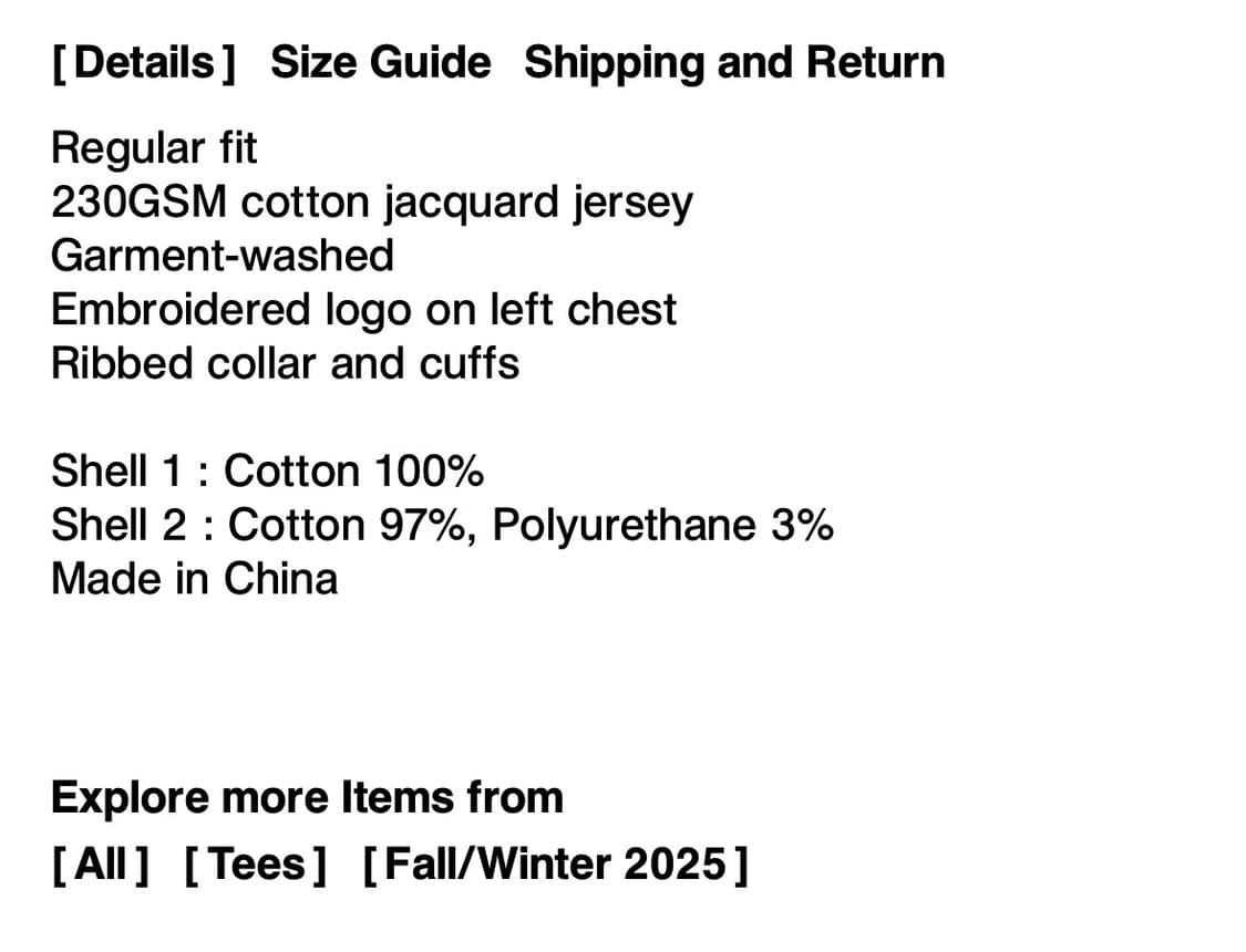 디스이즈네버댓) Pattern Striped L/S Tee IV M 상품이미지4