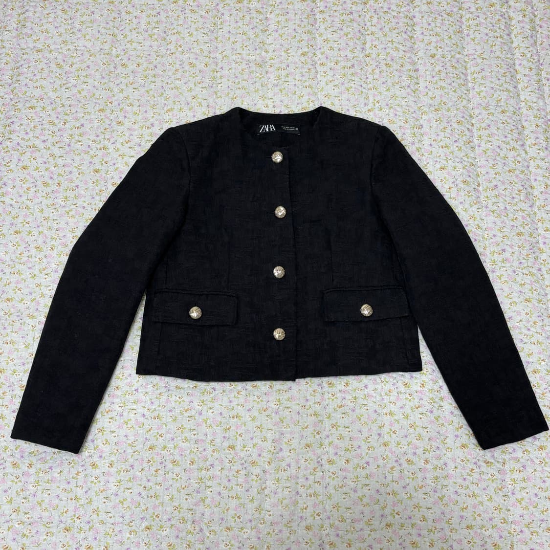 zara 자라 쇼트 자카드 블레이저 (새상품) 상품이미지1