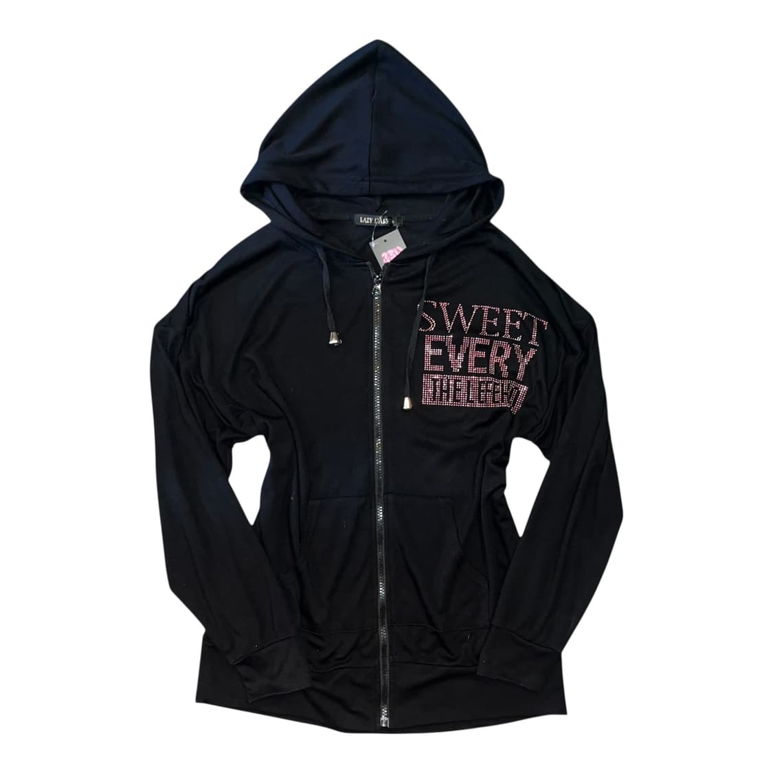 LAZY DAISY 레이지데이지 큐빅 후드집업 펑크갸루y2k 상품이미지4