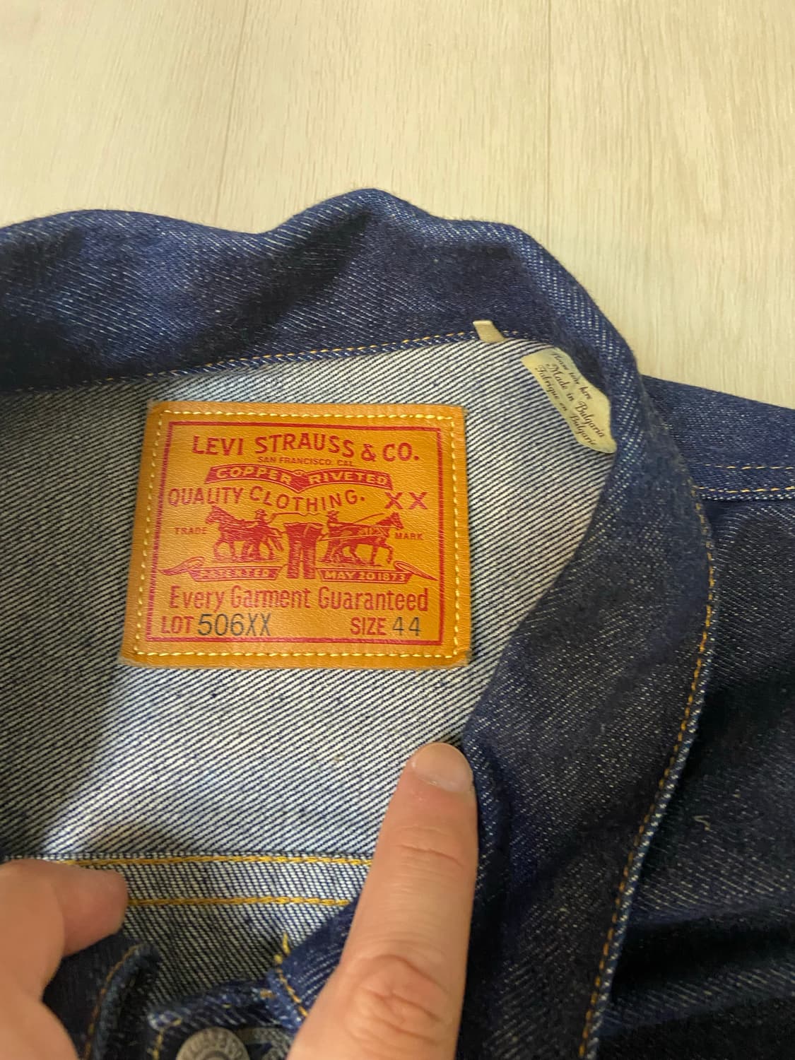 [44/105] 리바이스 LVC 1936 506XX 타입1 트러커 상품이미지2