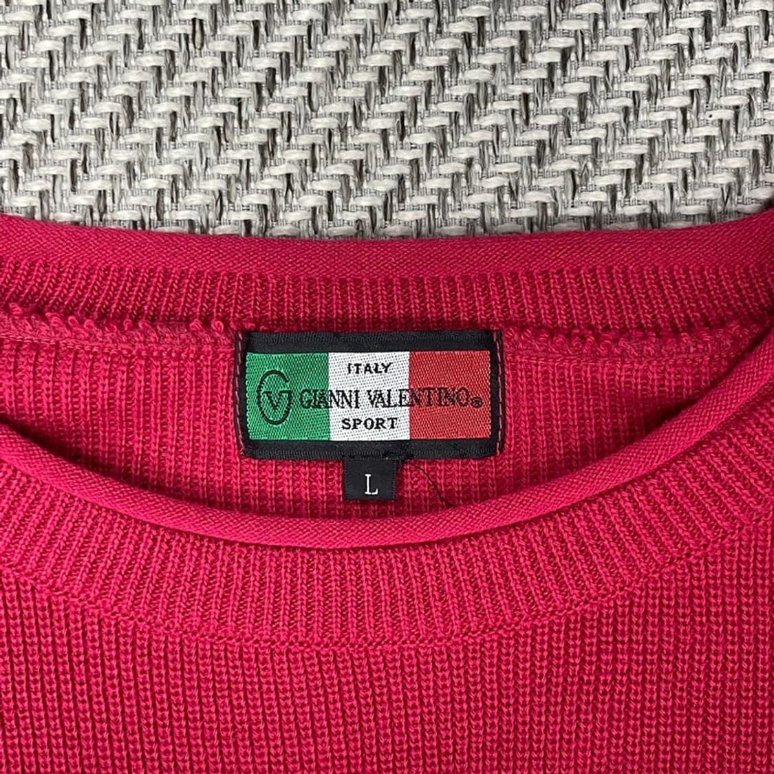 발렌티노 로고 자수 니트 v0462 상품이미지5