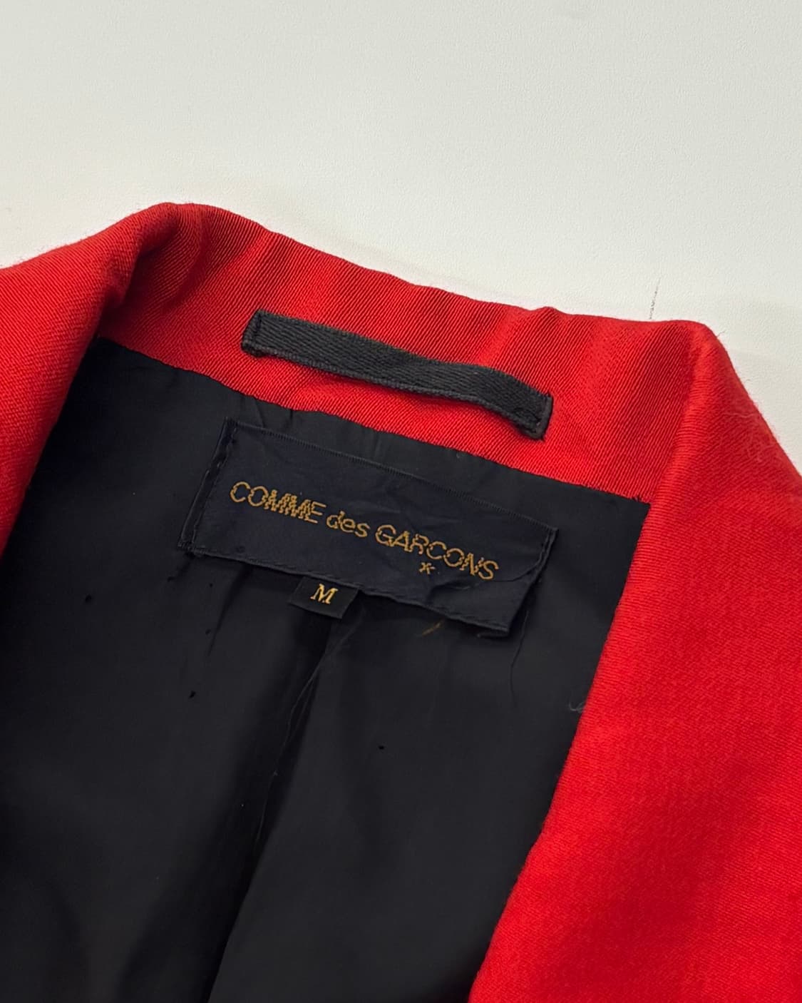 Comme des Garcons 꼼데가르송 1988 레드 블레이저 상품이미지7
