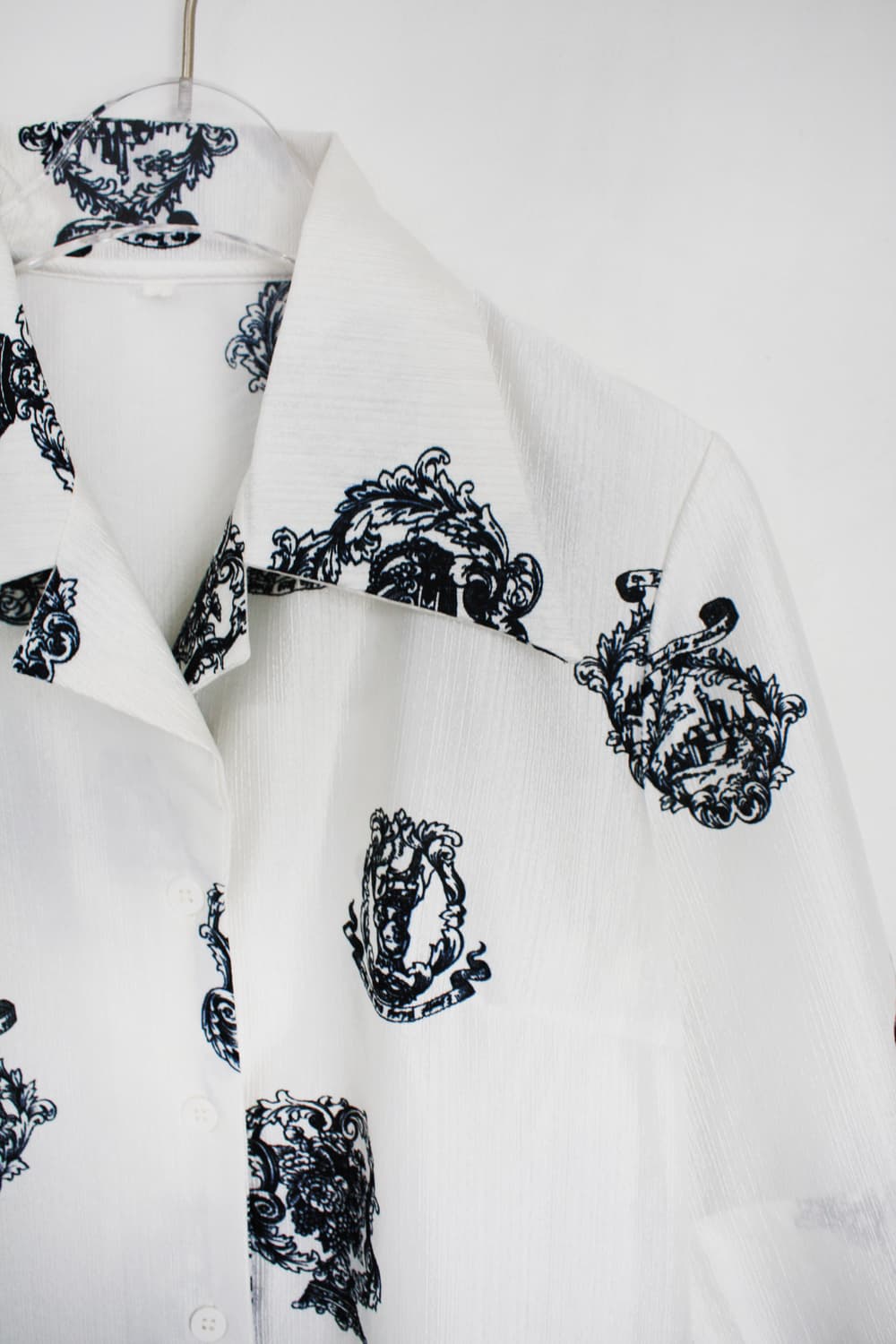 Crest Pattern Shirt 상품이미지3