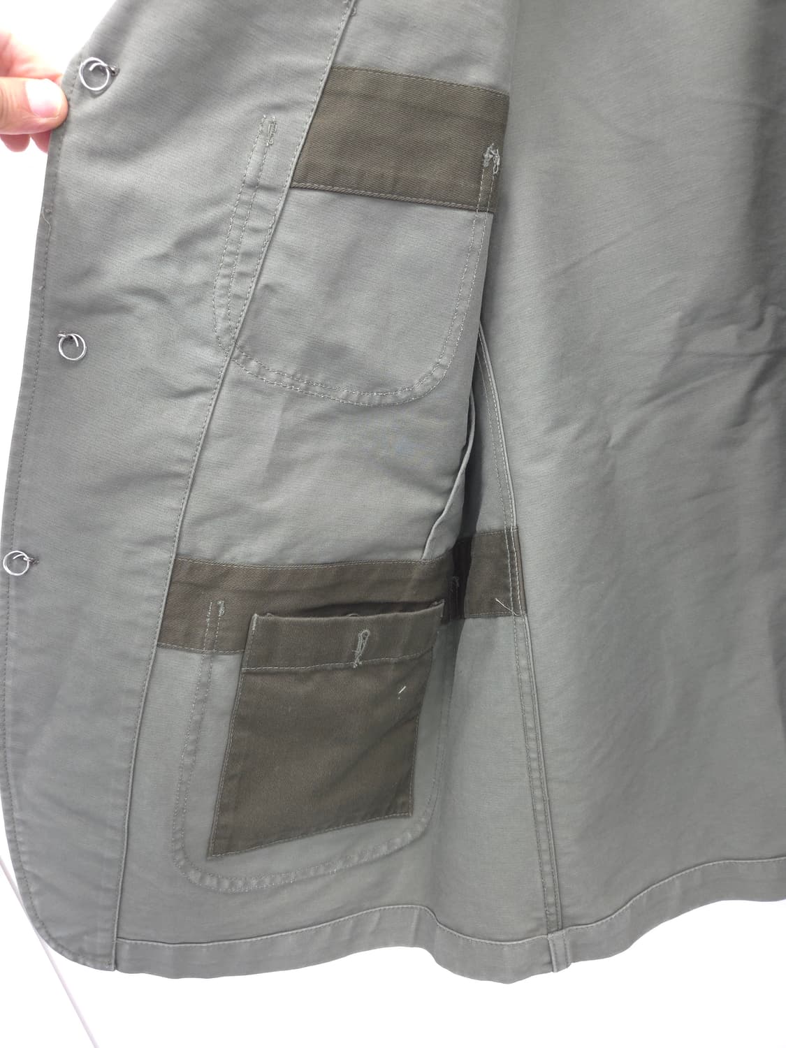 M 엔지니어드 가먼츠 베드포드 코튼 더블 크로스 카키색 자켓 상품이미지4