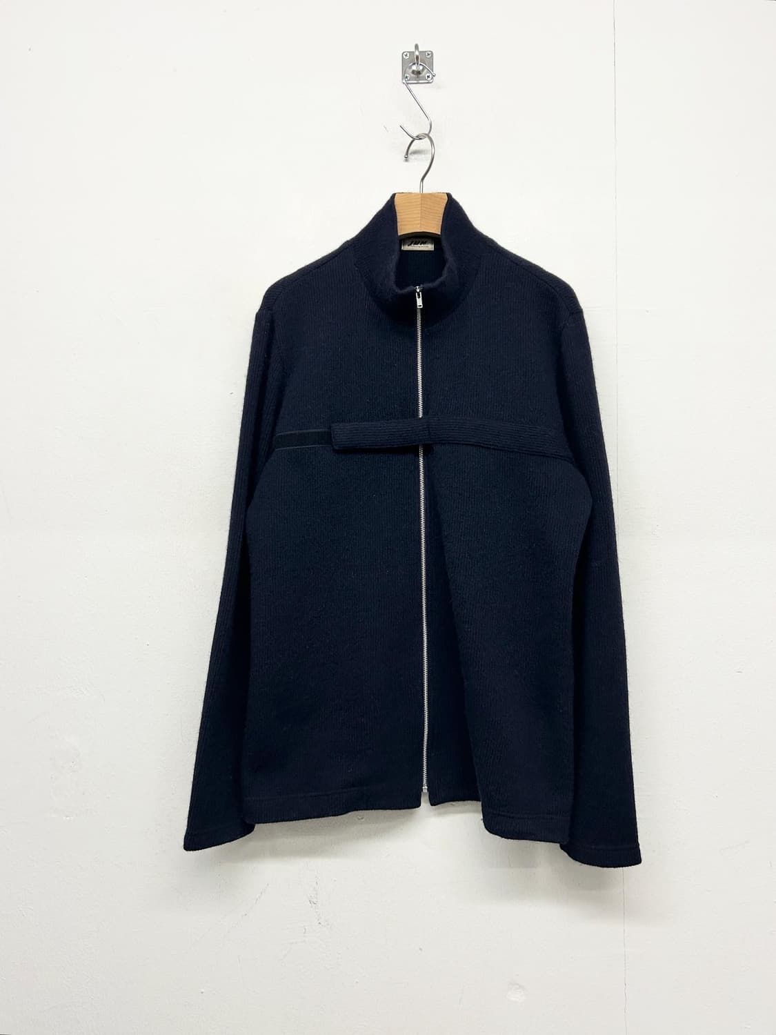 JUN 준맨 네이비 집업 니트 가디건 상품이미지1