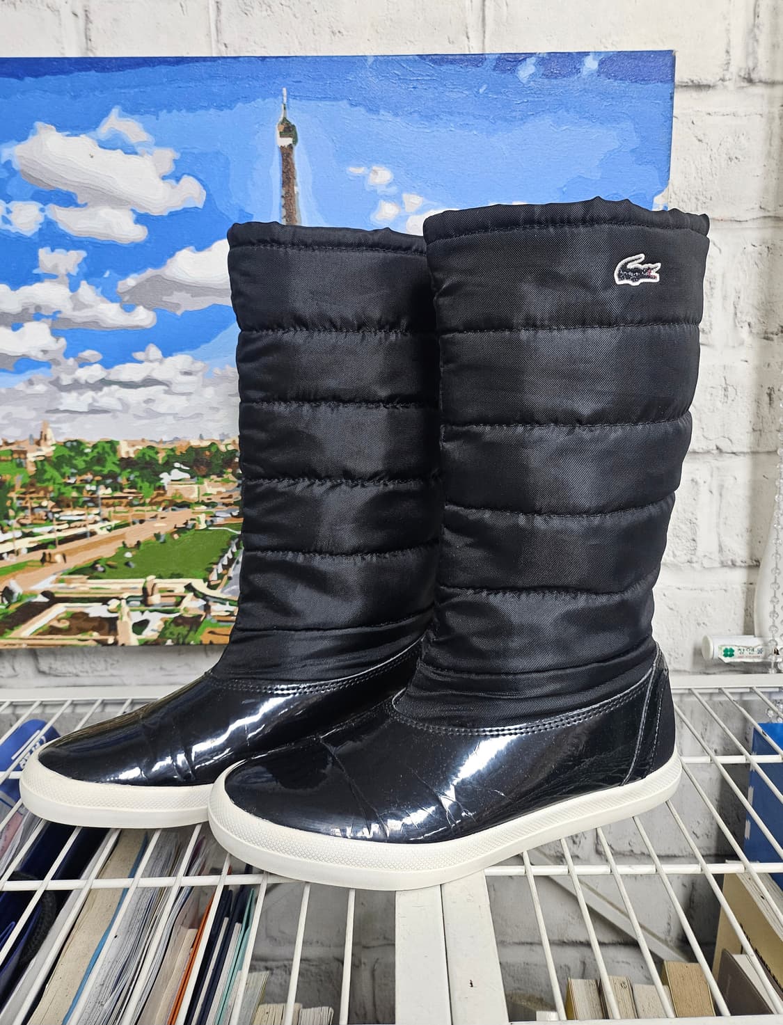 라코스테 여성 방한부츠 패딩부츠 230 스노우부츠  방한화 LB50 상품이미지1