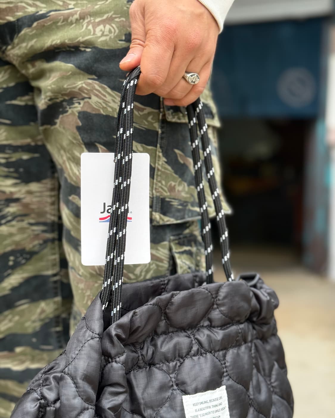 클래식 엘프 x 자바 2Way 퀼팅 숄더백 상품이미지10