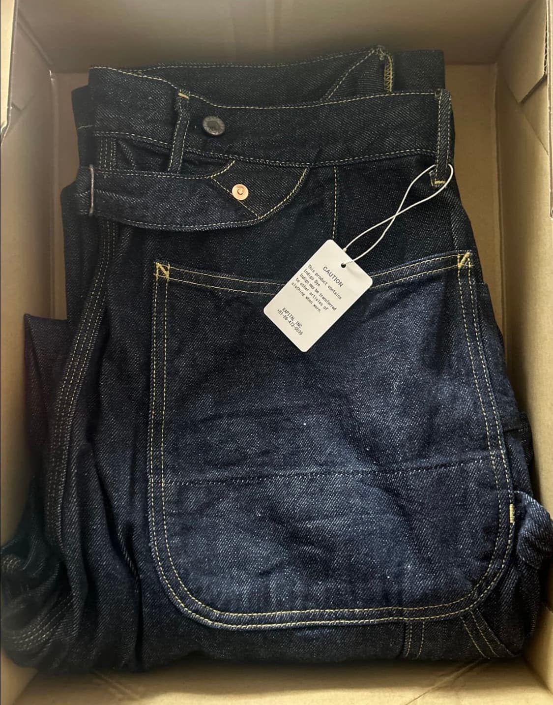 [국내배송/미개봉새상품] 캐피탈 11.5OZ 럼버 팬츠 인디고 상품이미지3