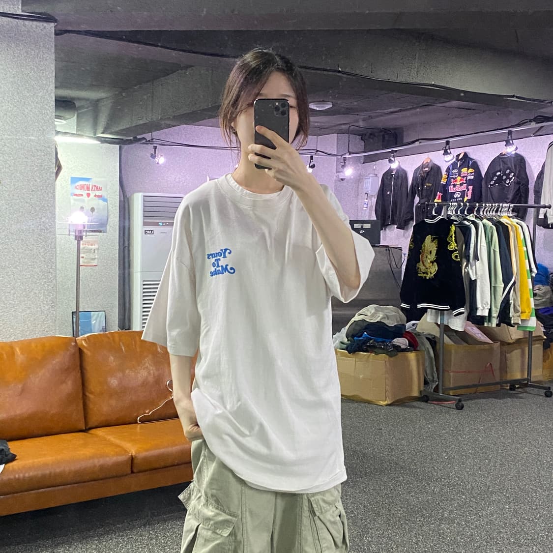 디키즈 yours 화이트 반팔티 B2276 상품이미지1