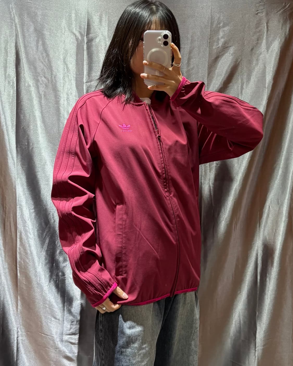 XL 아디다스 파이어버드 버건디 블루종 상품이미지1