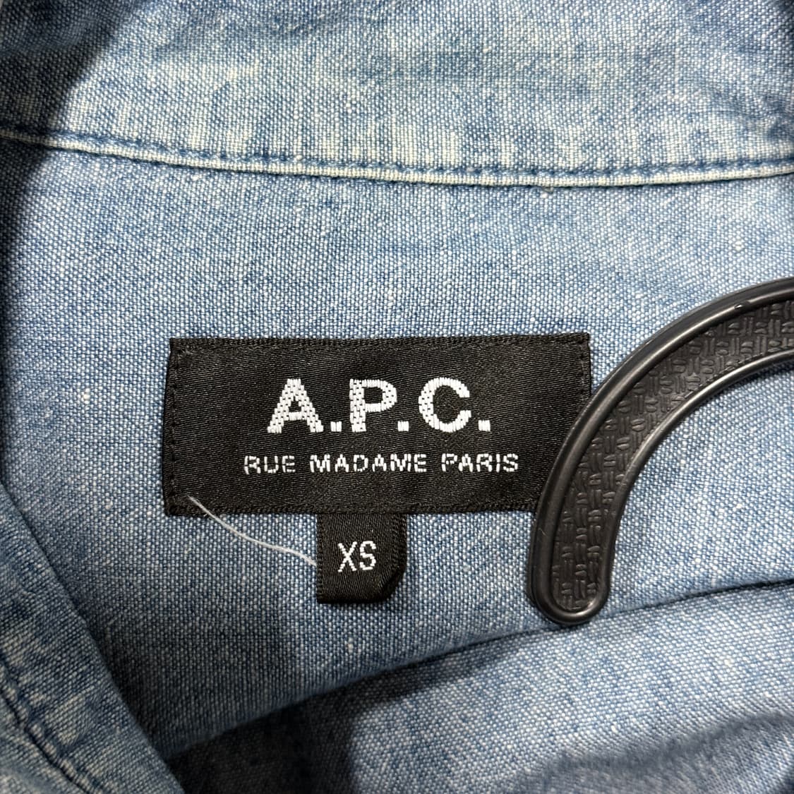 정품 APC 아페쎄 더블 포켓 데님 긴팔 셔츠 상품이미지5