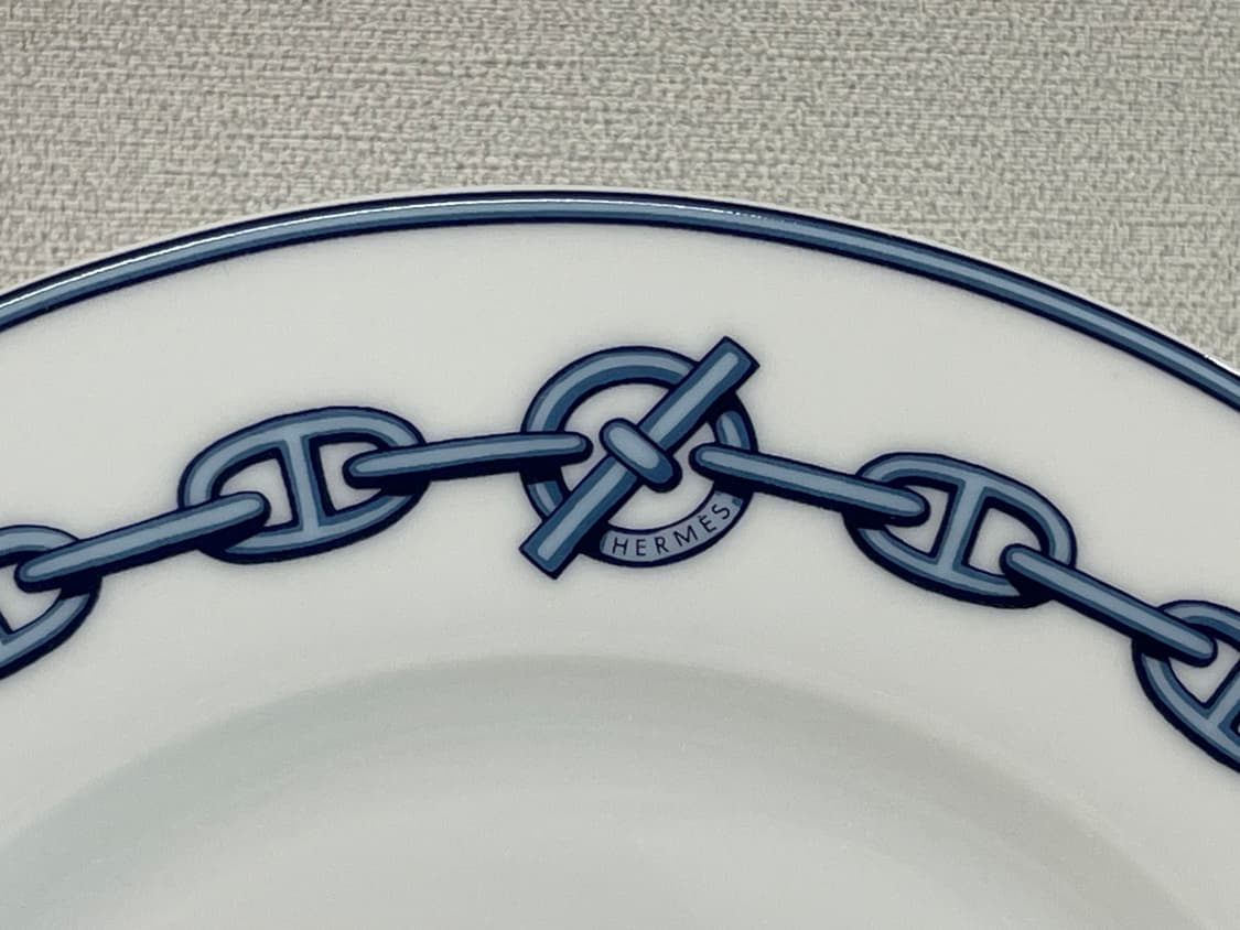 에르메스 샹달 블루 플레이트 1P HERMES 상품이미지2