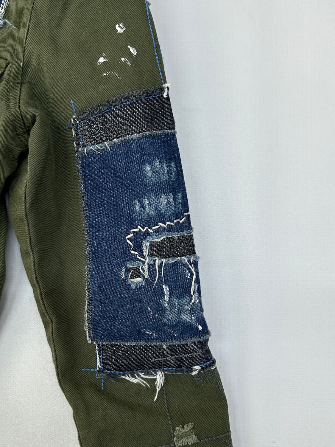 🤎에고이스트 보헤미안 카키 패치워크 야상🤎자켓 아우터 밀리터리 상품이미지5