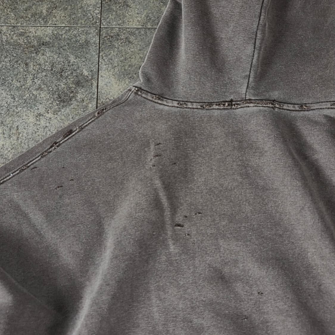 빈티지 워싱 후드 집업 상품이미지4