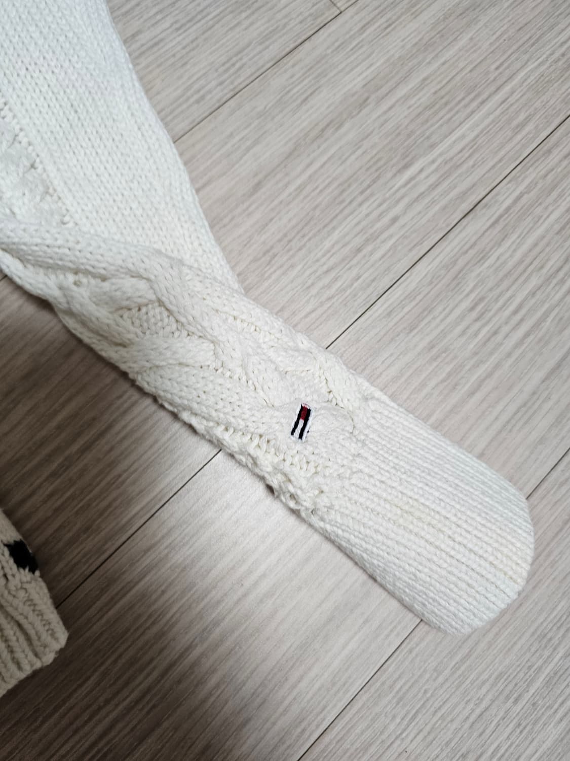 타미진스 케이블 니트 아이보리 xs 상품이미지3