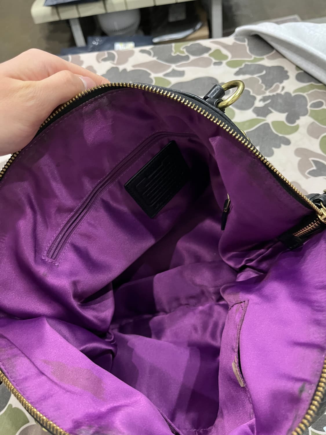 COACH 코치 매디슨 레더 린지 사첼백 상품이미지5