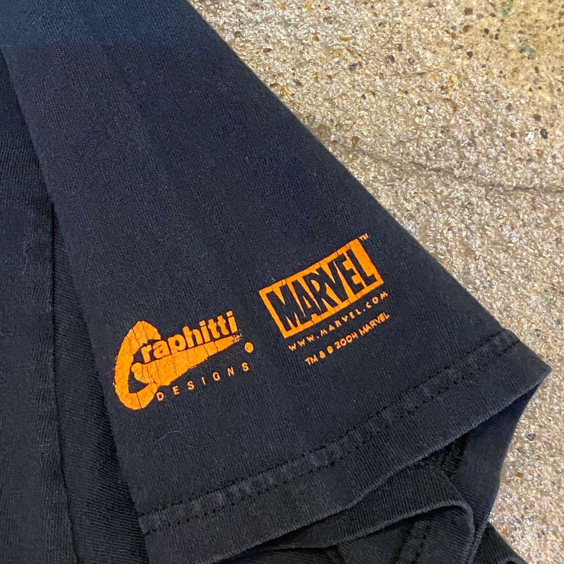 미국 빈티지 마블 해골 프린팅 티셔츠 반팔티 상품이미지3