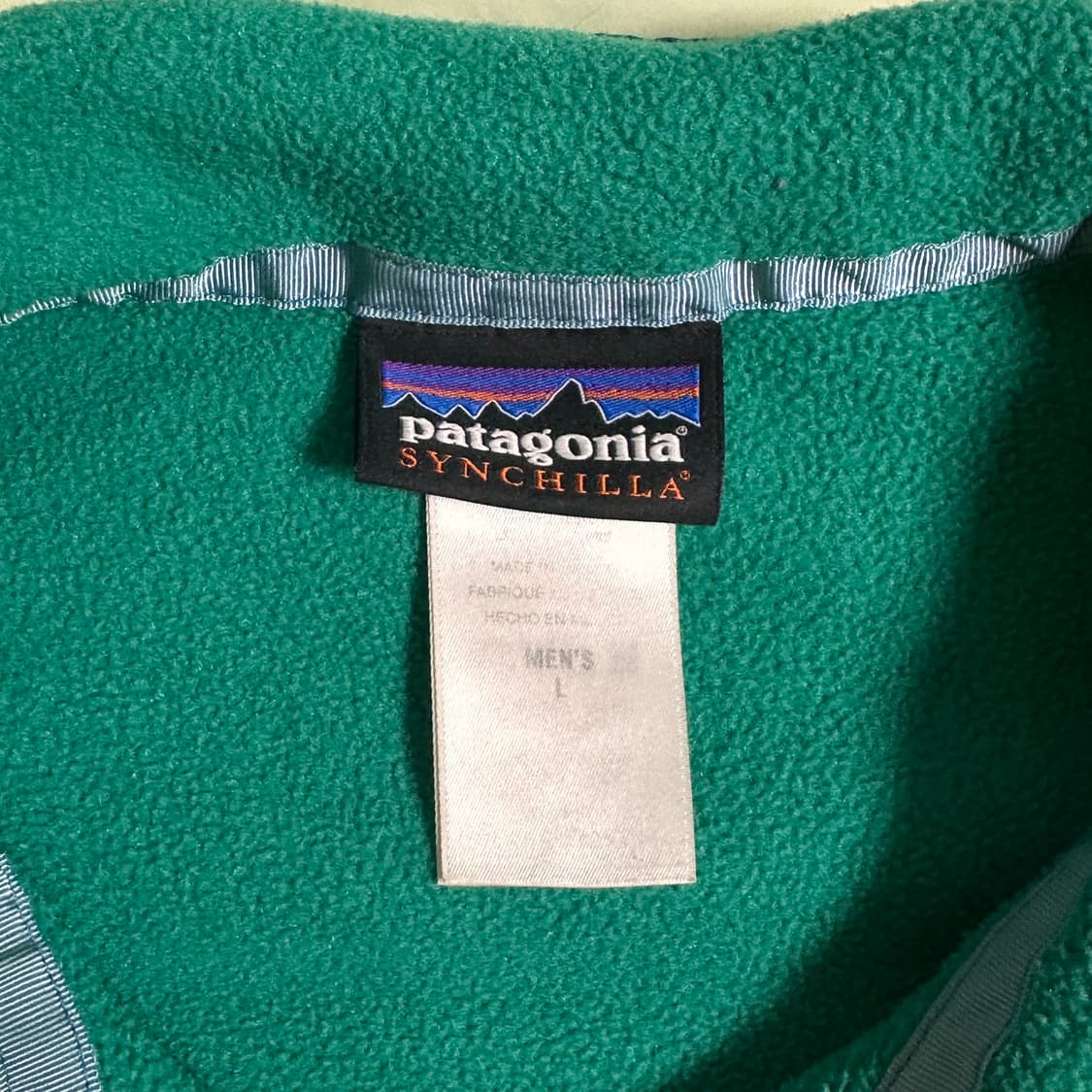 10s 파타고니아 신칠라 스냅티 민트 블루 L 상품이미지4