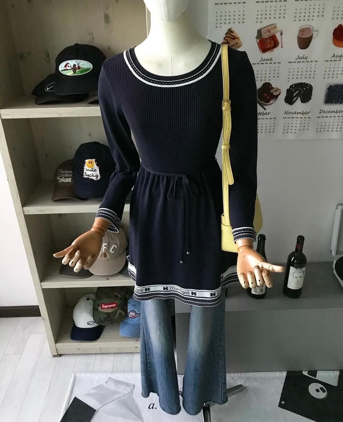 꾸레쥬 니트 미니 원피스 상품이미지6