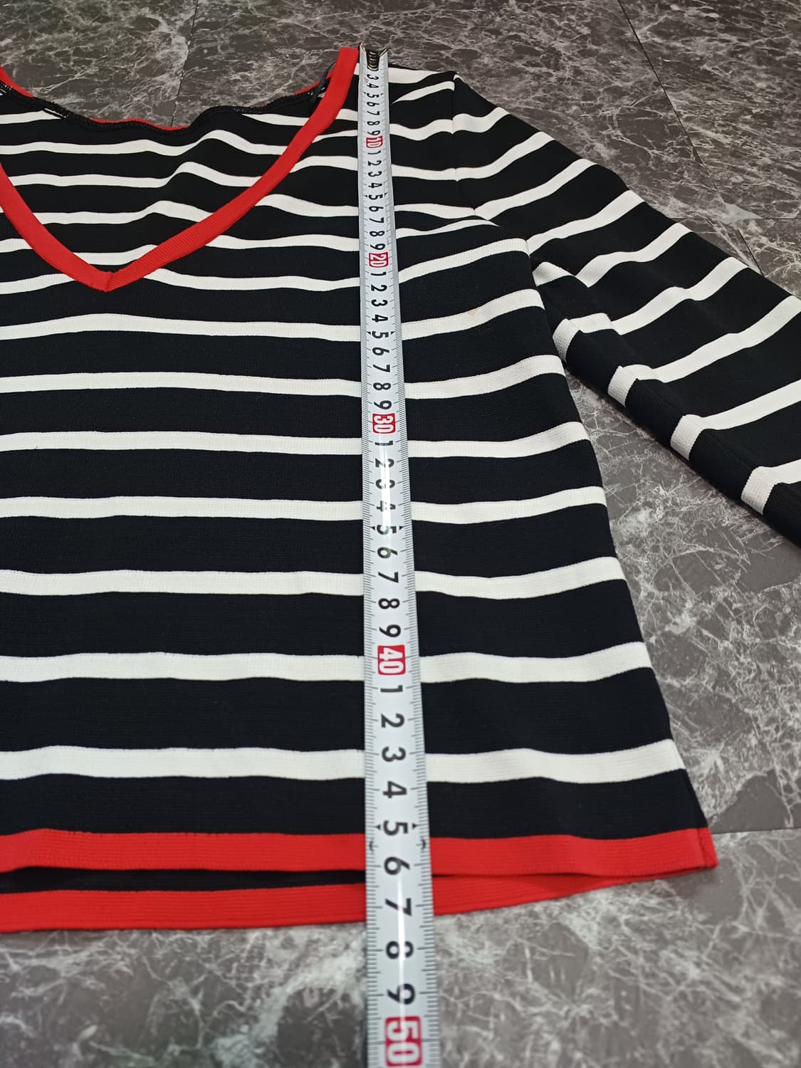 자라(ZARA) 스트라이프 크롭 니트 (새상품) 상품이미지7