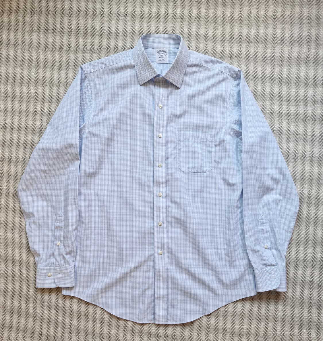 브룩스브라더스 리젠트핏 마이크로 체크 드레스셔츠 상품이미지3
