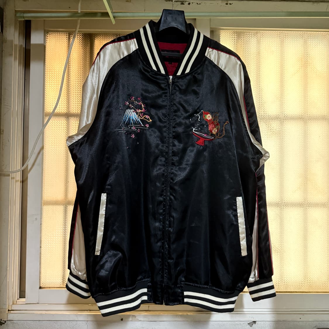 일심여경 후지산 성 사쿠라 퀄팅 스카쟌 상품이미지2