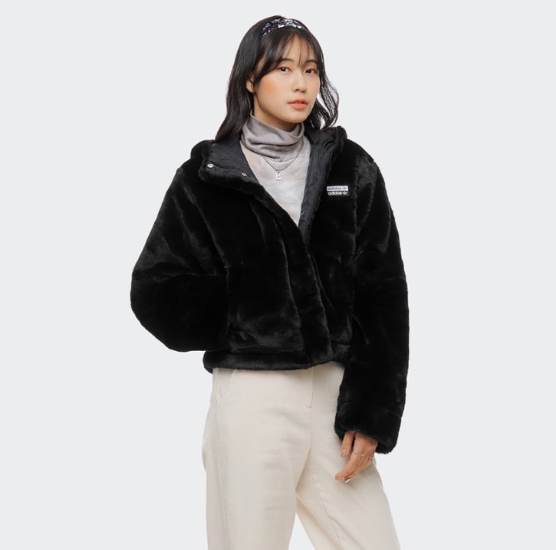 아디다스 퍼자켓 플리스 트랙탑 저지 후드 퍼자켓 집업 제니 상품이미지1